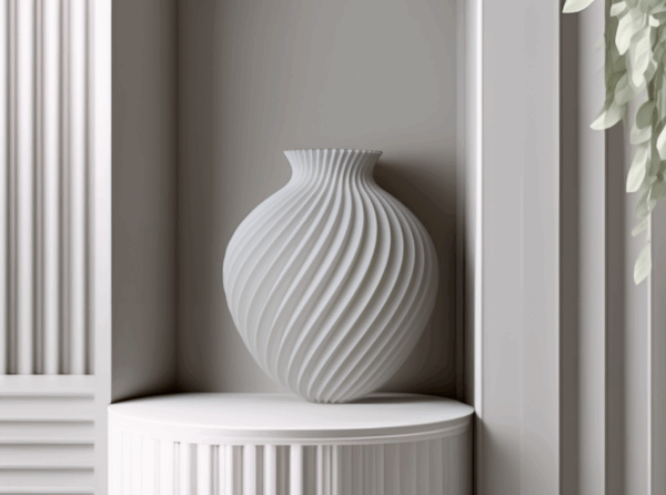 1743653199851 Elegant Spiral Vase - Multiple Color Options and Sizes