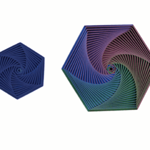 Hexigon Fidget Toy - Multiple Color Options and Sizes