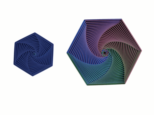 Hexigon Fidget Toy - Multiple Color Options and Sizes